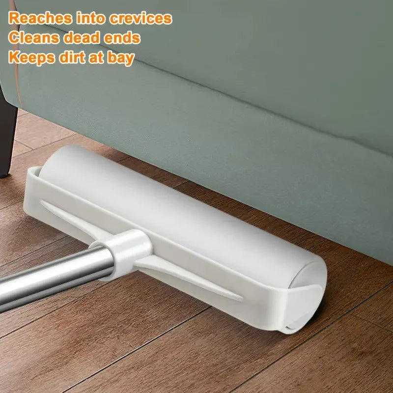 Mop Lint Remover, Lint Roller Refill And Mop, Retractable Clothing Brush, Household Cat Hair Floor Cleaning Tool, Pet Hair Rolle